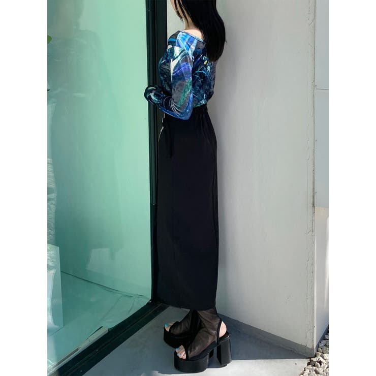 ダブルベルトアシメZIPスカート | MURUA | 詳細画像5 