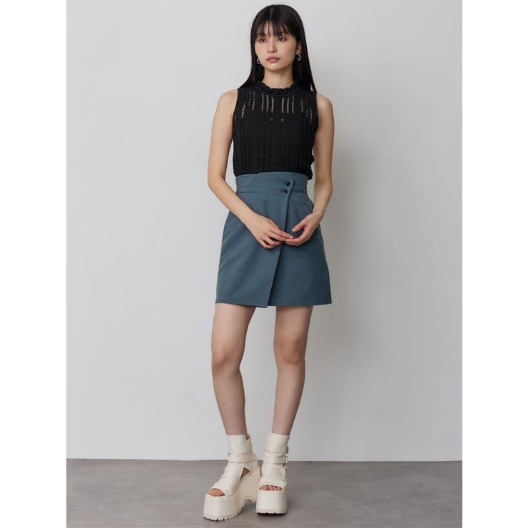 ラップライクミニスカート【セットアップ着用可】【接触冷感】 | MURUA | 詳細画像20 