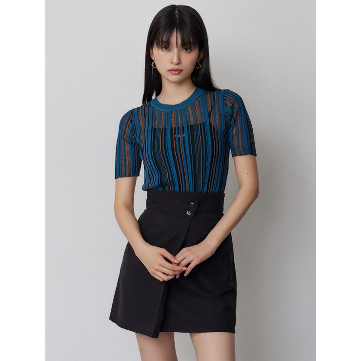 ラップライクミニスカート【セットアップ着用可】【接触冷感】 | MURUA | 詳細画像3 