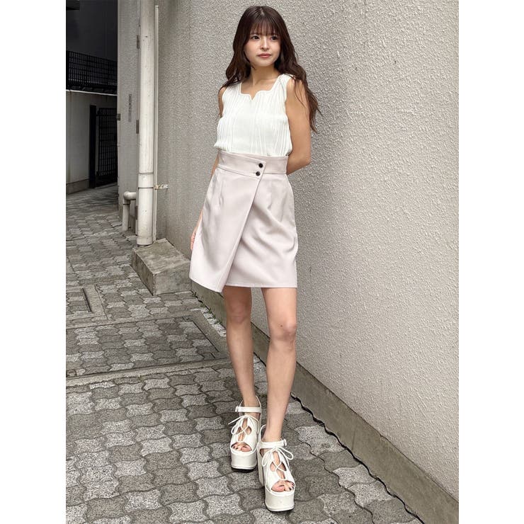 ラップライクミニスカート【セットアップ着用可】【接触冷感】 | MURUA | 詳細画像31 