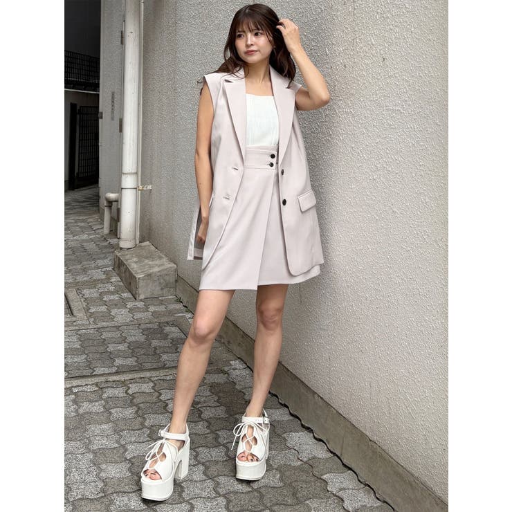 ラップライクミニスカート【セットアップ着用可】【接触冷感】 | MURUA | 詳細画像32 