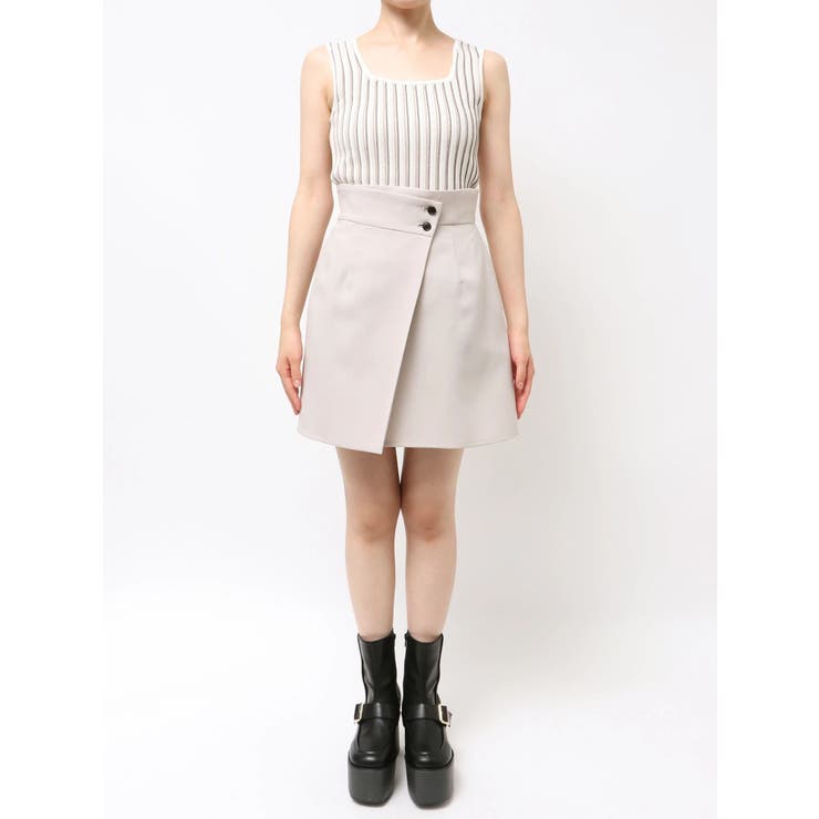 ラップライクミニスカート【セットアップ着用可】【接触冷感】 | MURUA | 詳細画像45 