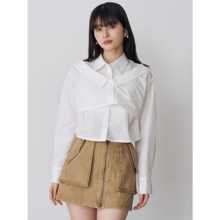 フロントZIPアウトポケットミニスカート | MURUA | 詳細画像30 