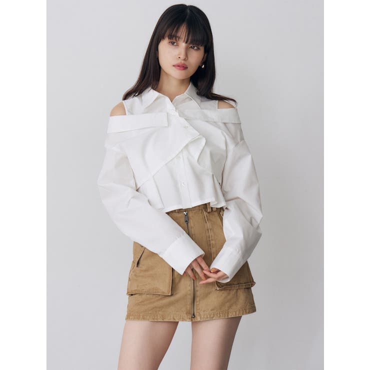 フロントZIPアウトポケットミニスカート | MURUA | 詳細画像32 