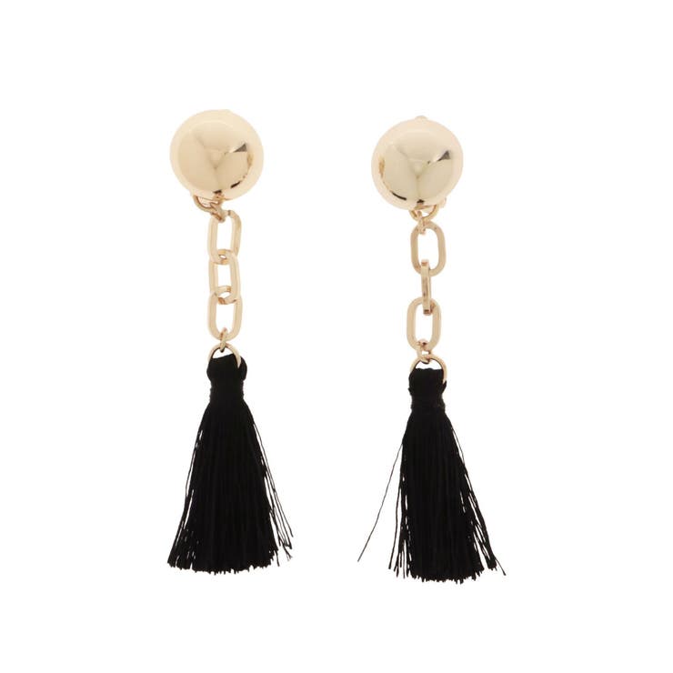 ゴールド | チェーンタッセルイヤリング | MURUA