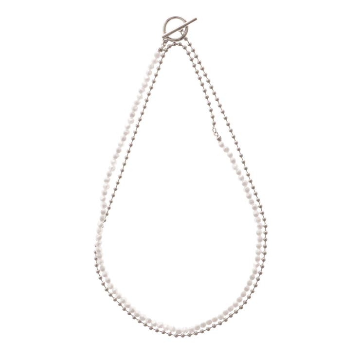 パールチェーンMIXネックレス | MURUA | 詳細画像2 