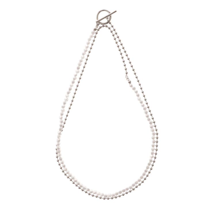 パールチェーンMIXネックレス | MURUA | 詳細画像8 