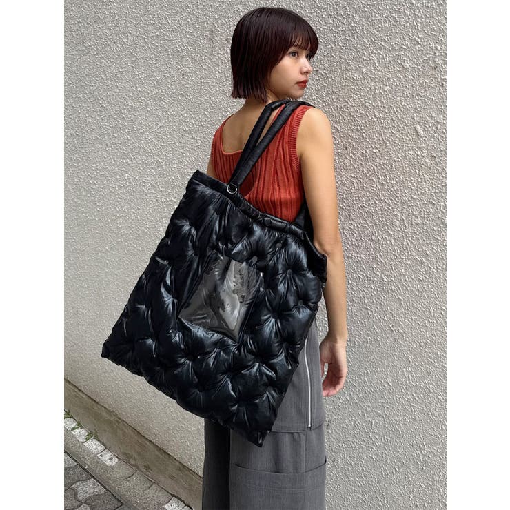 キルティングライクトートバッグ | MURUA | 詳細画像12 