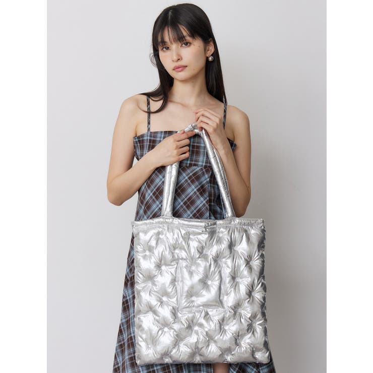 キルティングライクトートバッグ | MURUA | 詳細画像8 