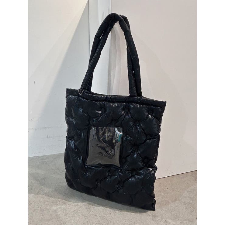 ブラック | キルティングライクトートバッグ | MURUA