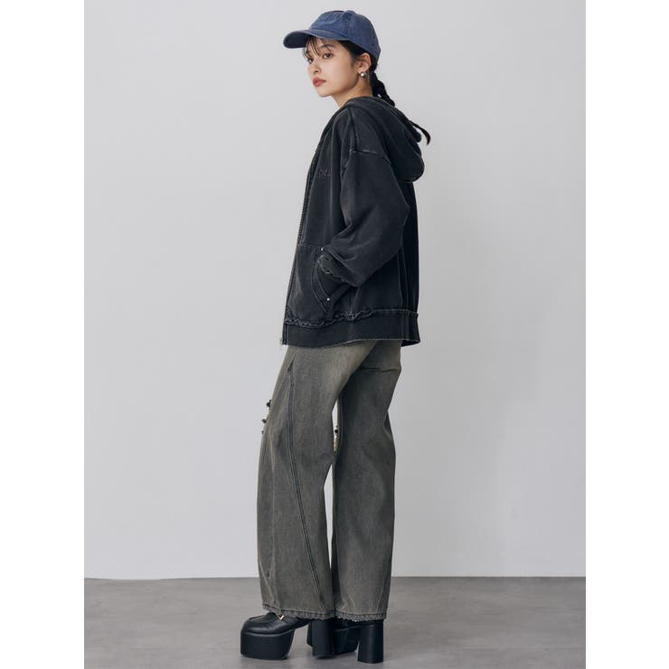 バレルレッグクラッシュデニム | MURUA | 詳細画像21 