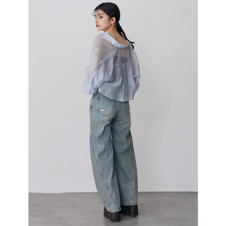 バレルレッグクラッシュデニム | MURUA | 詳細画像26 