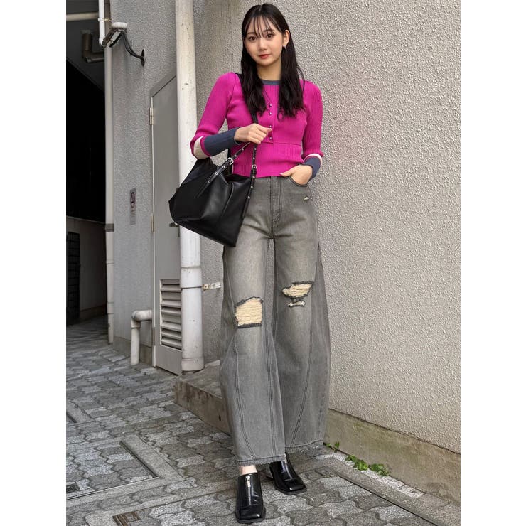 バレルレッグクラッシュデニム | MURUA | 詳細画像30 