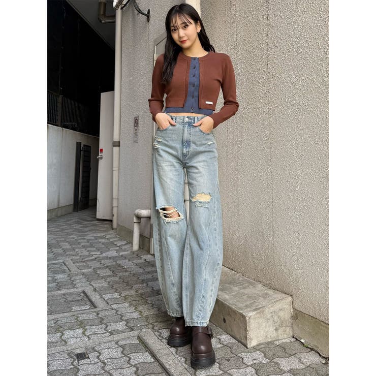 バレルレッグクラッシュデニム | MURUA | 詳細画像34 