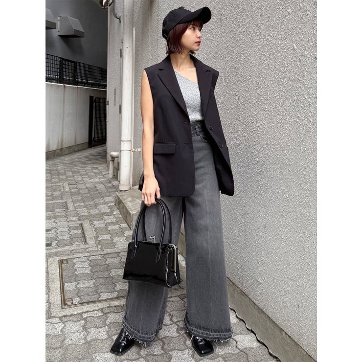 サイドZIPスリットワイドデニム【セットアップ着用可】 | MURUA | 詳細画像17 