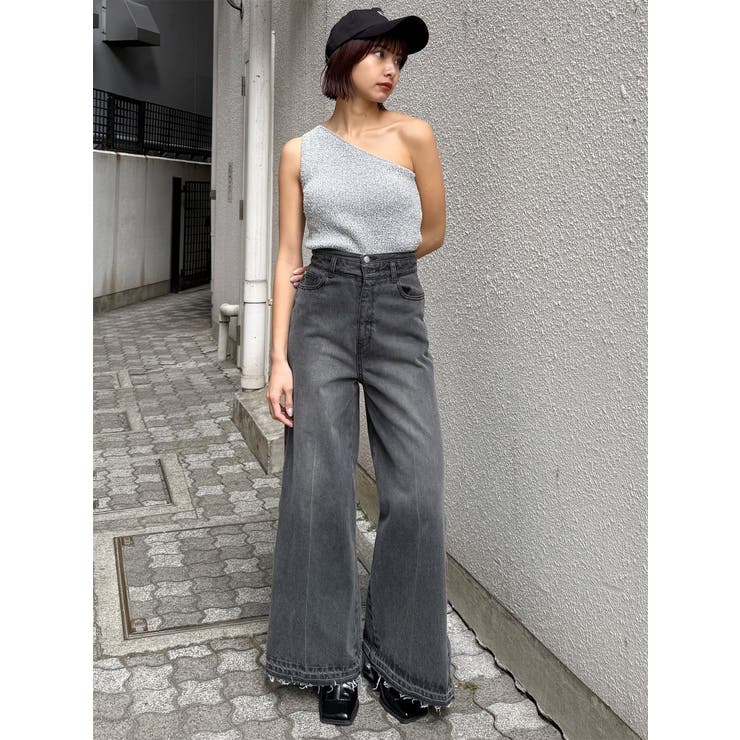 サイドZIPスリットワイドデニム【セットアップ着用可】 | MURUA | 詳細画像18 