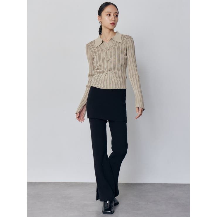 フロントピンチニット | MURUA | 詳細画像11 