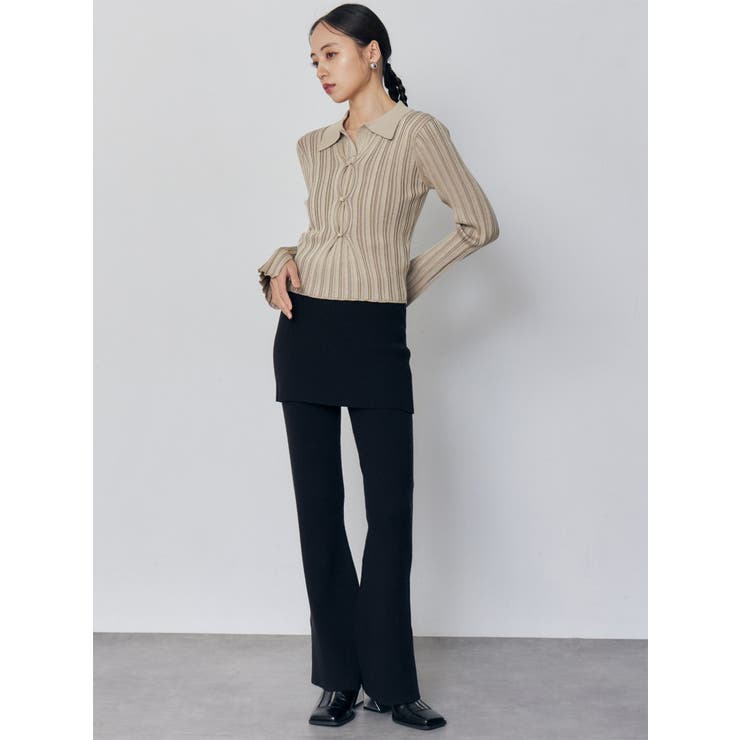 フロントピンチニット | MURUA | 詳細画像12 