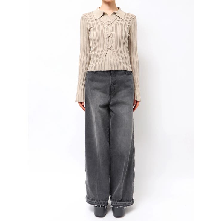 フロントピンチニット | MURUA | 詳細画像25 