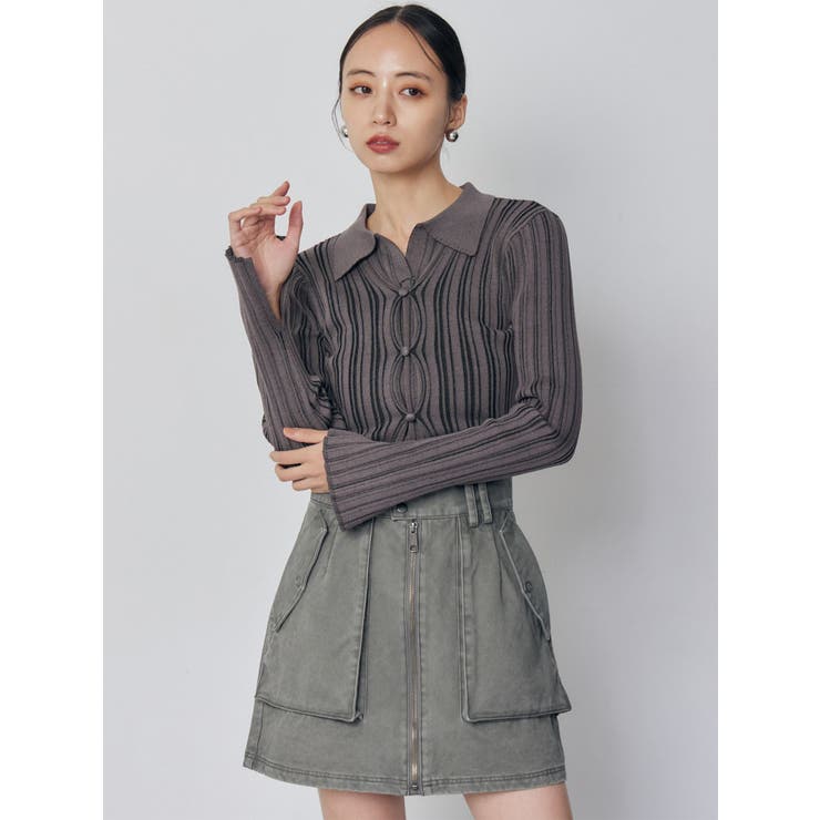 フロントピンチニット | MURUA | 詳細画像5 