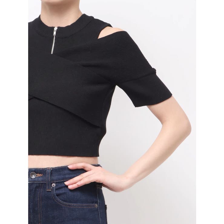 ZIPカシュクールハーフニット | MURUA | 詳細画像27 