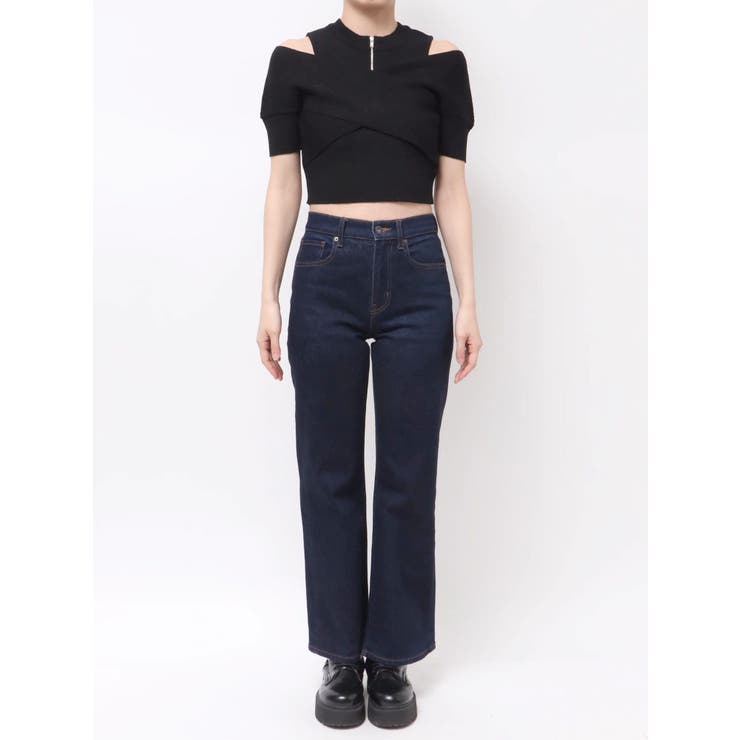 ZIPカシュクールハーフニット | MURUA | 詳細画像31 