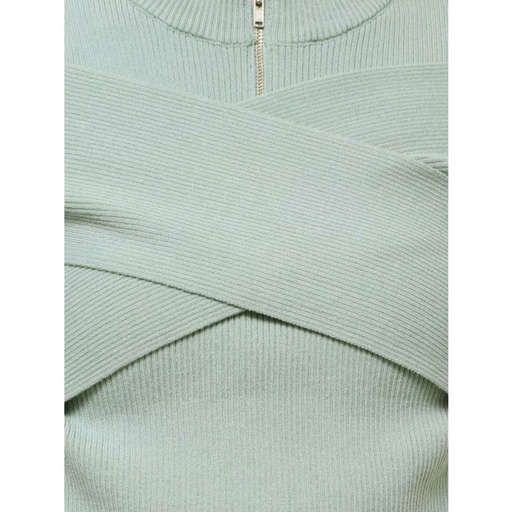 ZIPカシュクールハーフニット | MURUA | 詳細画像33 