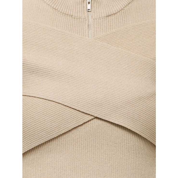 ZIPカシュクールハーフニット | MURUA | 詳細画像34 