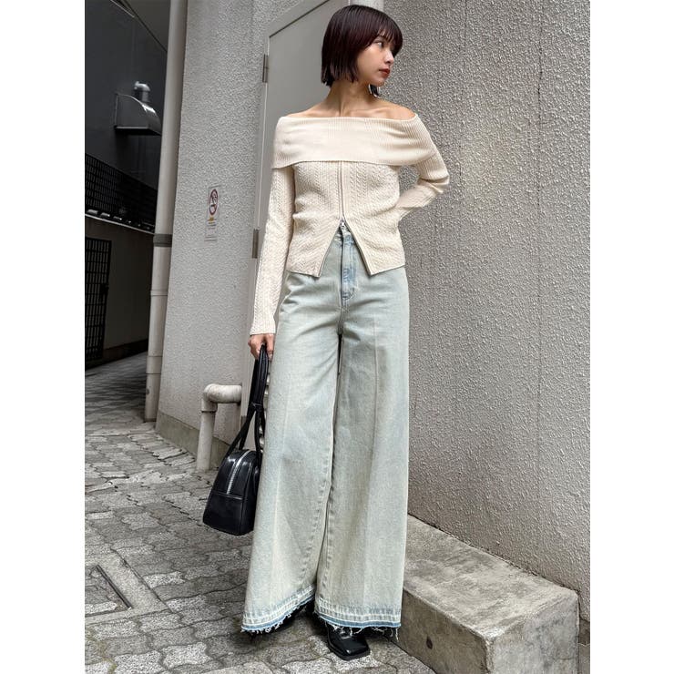 オフショルダーケーブルニット | MURUA | 詳細画像13 