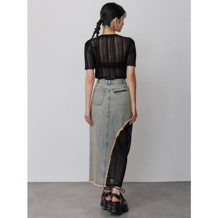 シアーストライプニット | MURUA | 詳細画像13 