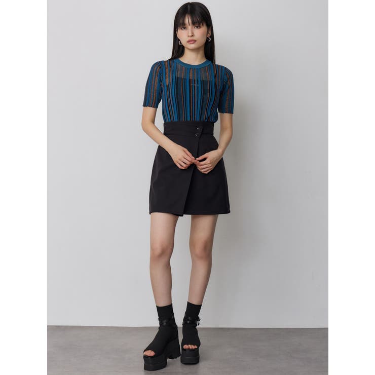 シアーストライプニット | MURUA | 詳細画像20 