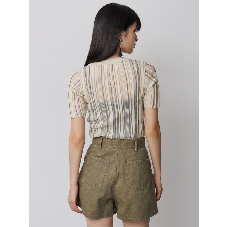 シアーストライプニット | MURUA | 詳細画像25 