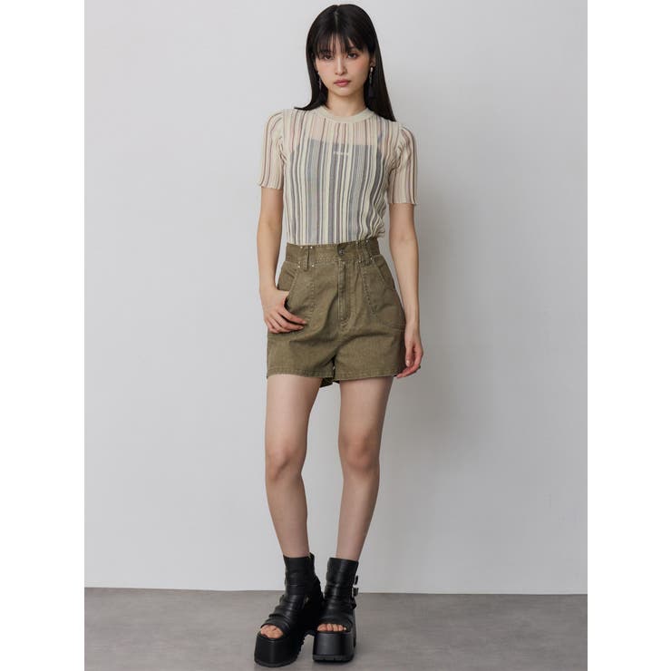 シアーストライプニット | MURUA | 詳細画像27 