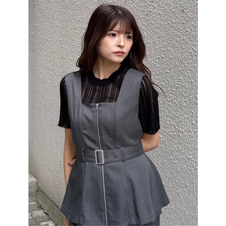 シアーストライプニット | MURUA | 詳細画像31 