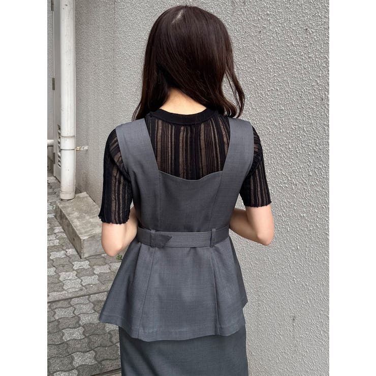 シアーストライプニット | MURUA | 詳細画像32 