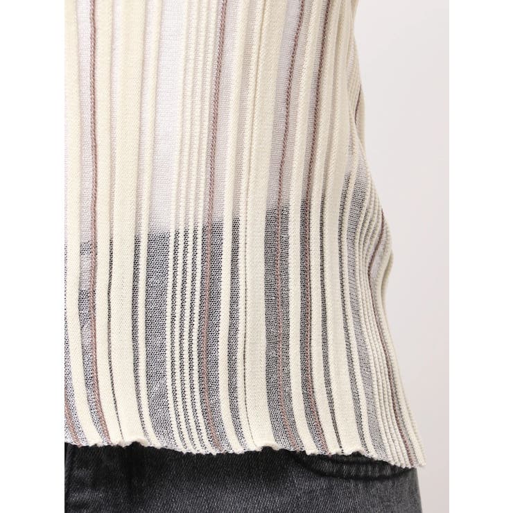 シアーストライプニット | MURUA | 詳細画像39 