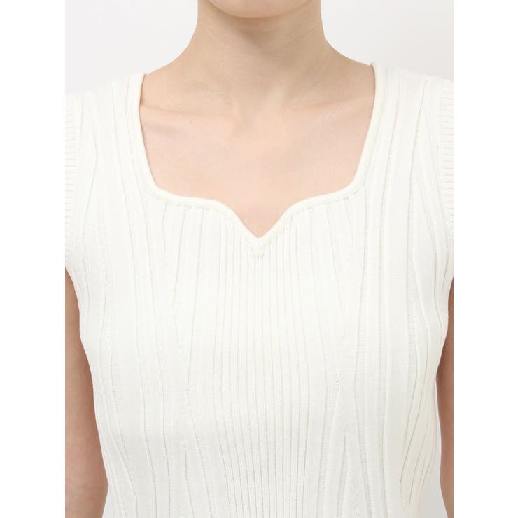 スクエアキーネックリブニットタンク | MURUA | 詳細画像25 