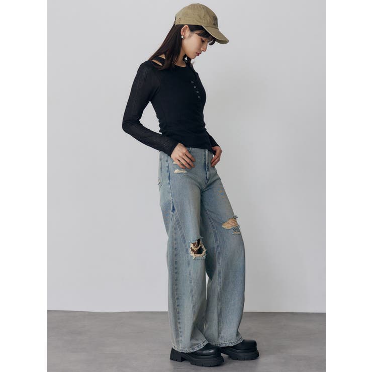 オーバーラップトップス | MURUA | 詳細画像12 