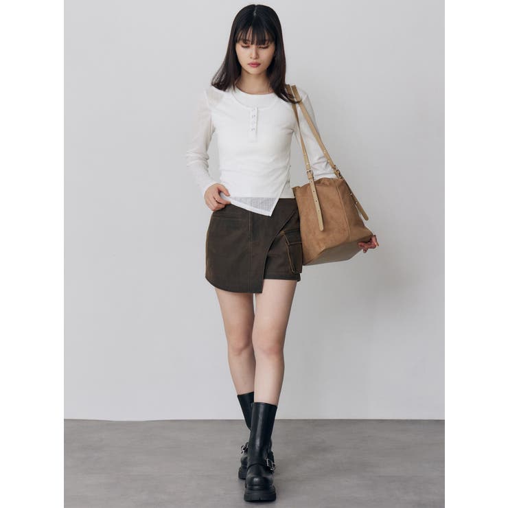 オーバーラップトップス | MURUA | 詳細画像17 