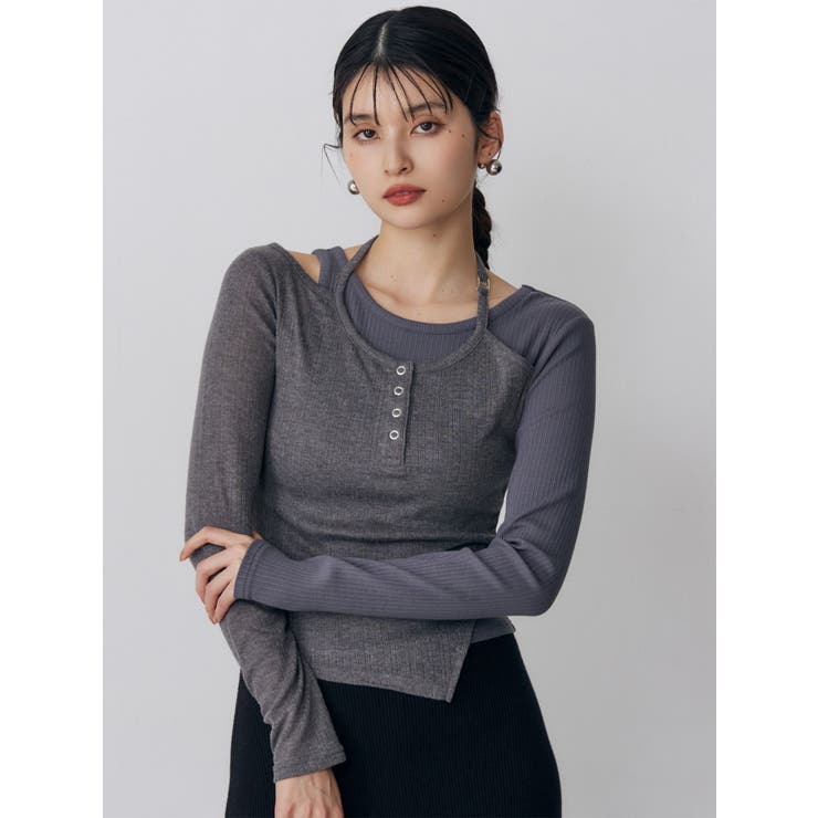 オーバーラップトップス | MURUA | 詳細画像3 