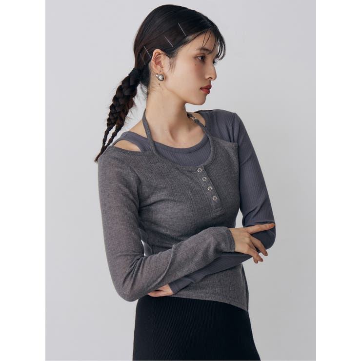 オーバーラップトップス | MURUA | 詳細画像4 