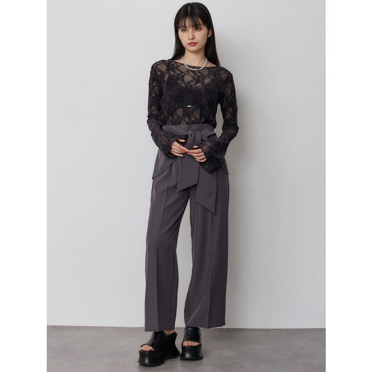 フロッキーフラワーシアートップス | MURUA | 詳細画像19 