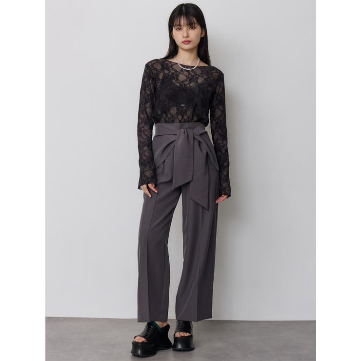 フロッキーフラワーシアートップス | MURUA | 詳細画像20 