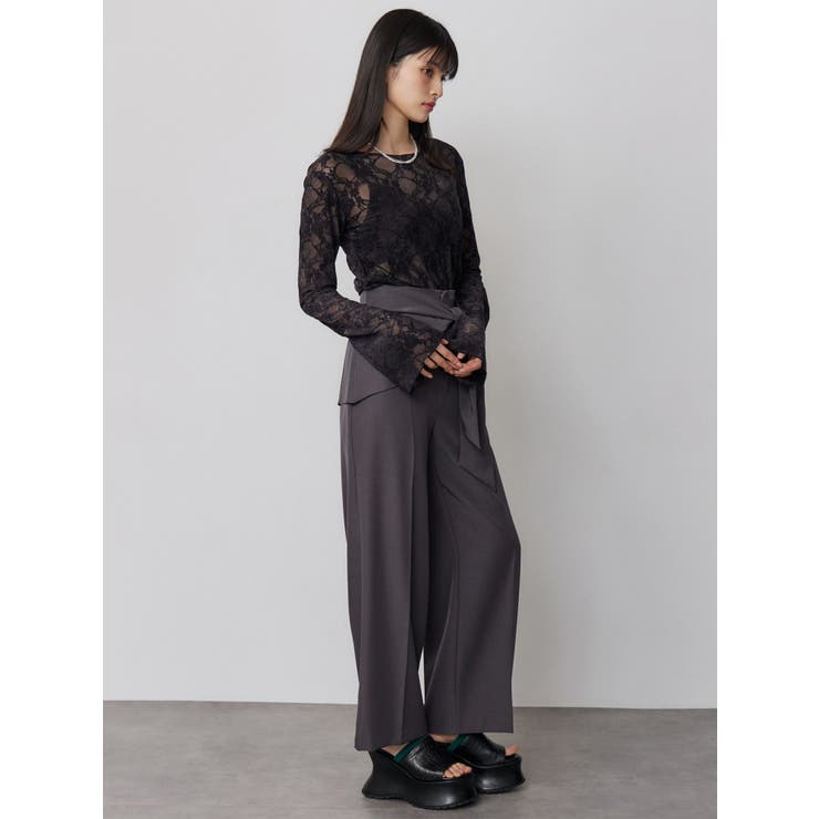 フロッキーフラワーシアートップス | MURUA | 詳細画像21 