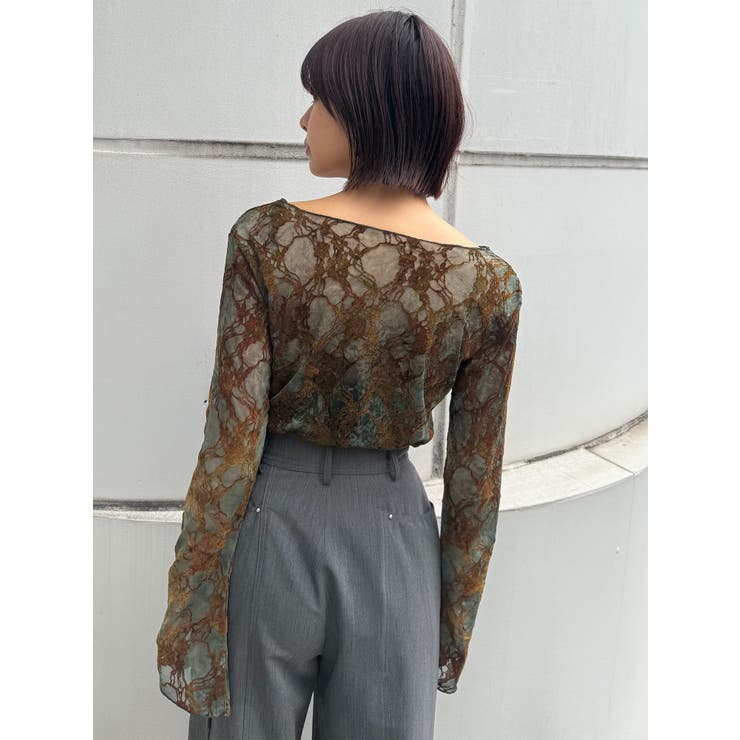 フロッキーフラワーシアートップス | MURUA | 詳細画像41 