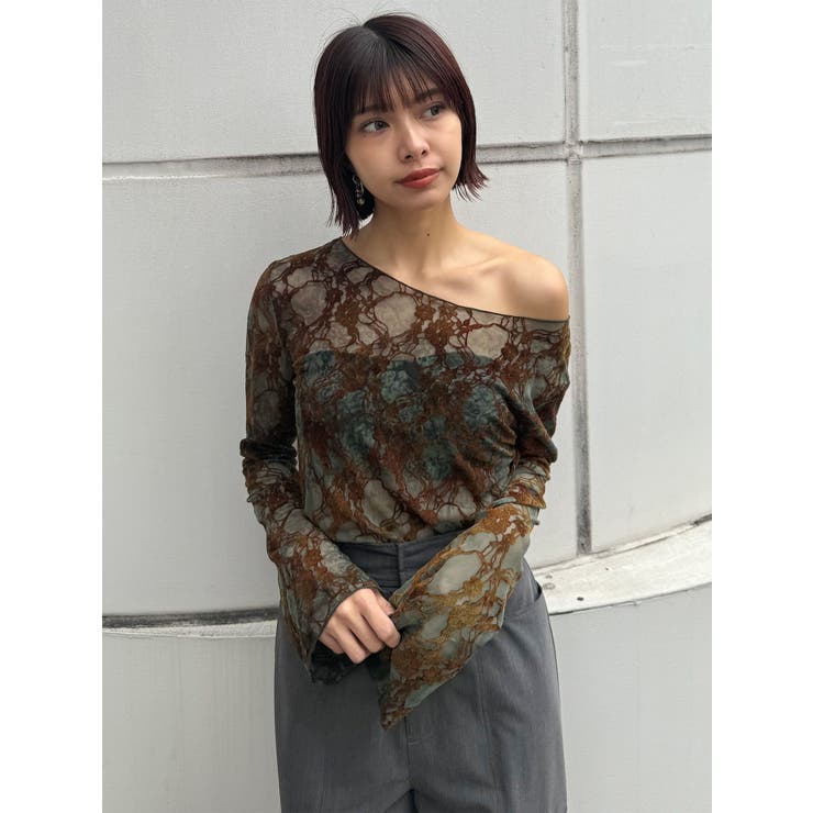 フロッキーフラワーシアートップス | MURUA | 詳細画像43 