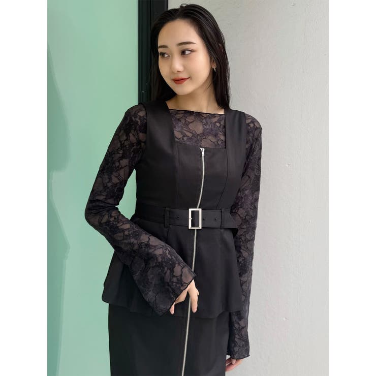 フロッキーフラワーシアートップス | MURUA | 詳細画像45 