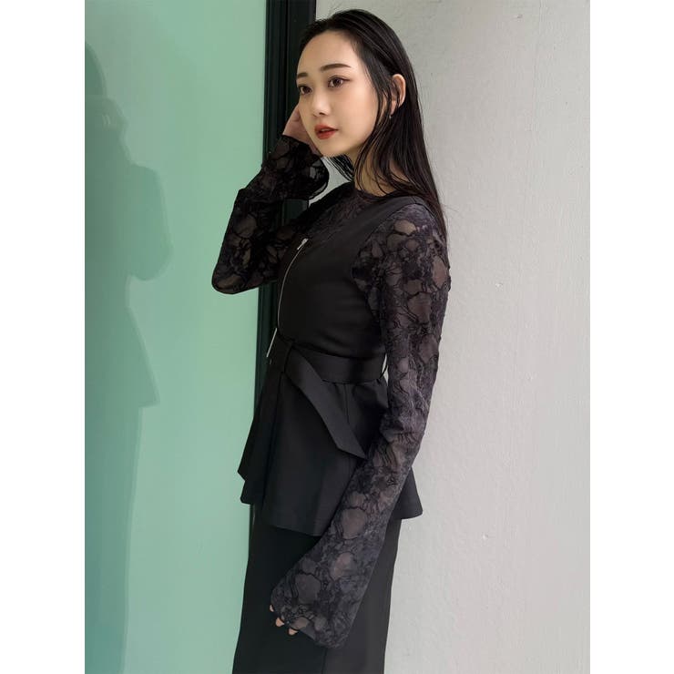 フロッキーフラワーシアートップス | MURUA | 詳細画像47 