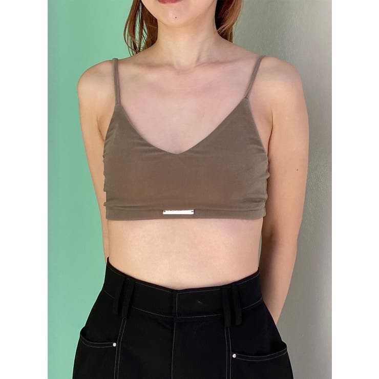 ロゴプレートベロアキャミ | MURUA | 詳細画像17 