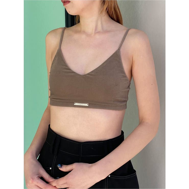 ロゴプレートベロアキャミ | MURUA | 詳細画像18 